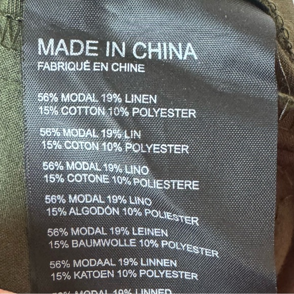 CLUB MONACO Torela Wrap Linen Blend Jumpsuit - Picture 7 of 7